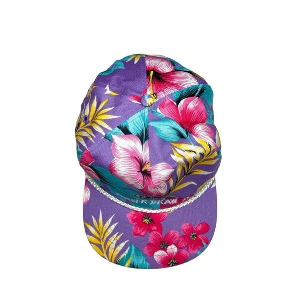 Vintage Amoco Tropical Rope Hat Cap Snapback 80s 90s Oil Gas- Dagger Draw II - Picture 2 of 9